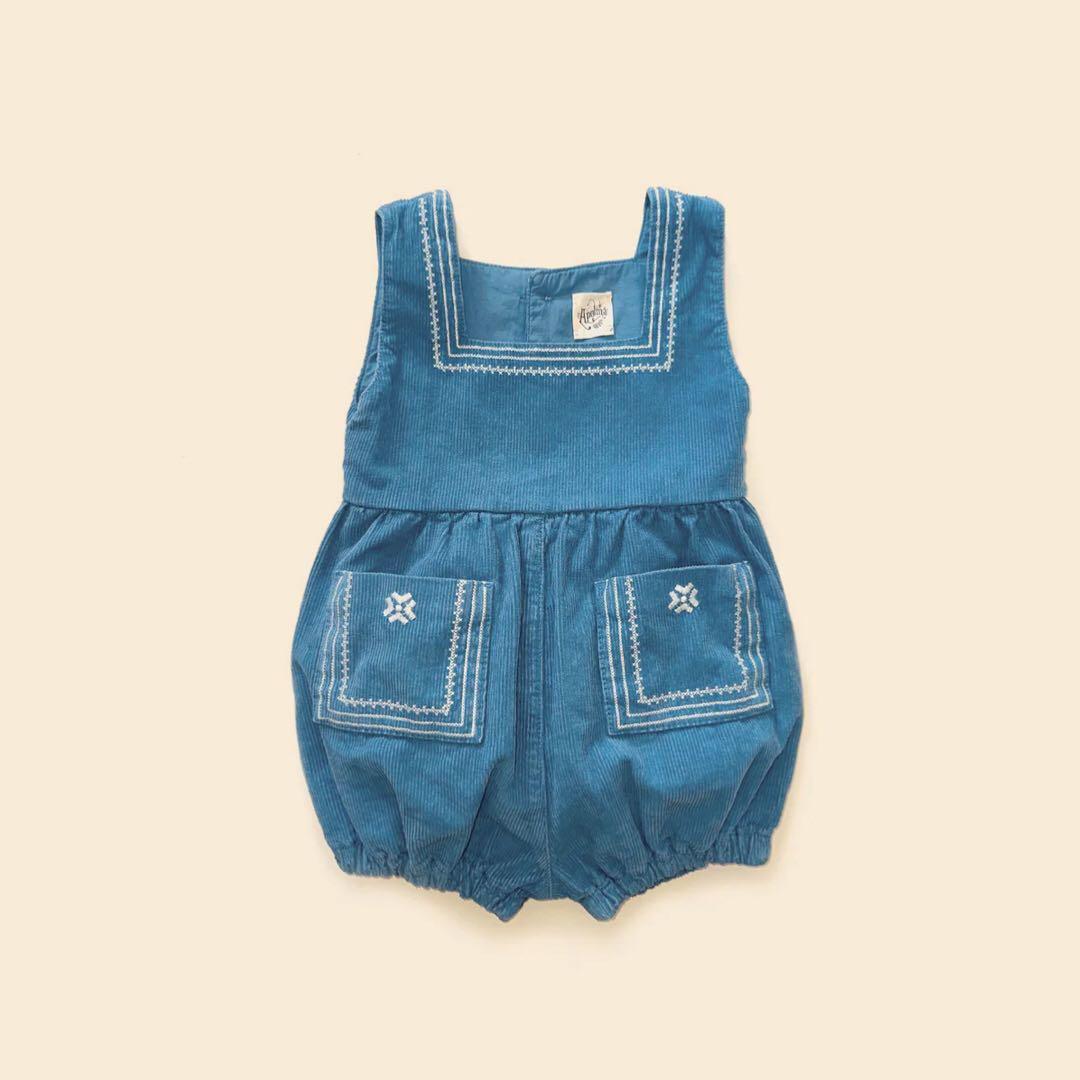 Apolina 2023AW Bonnie Cord ロンパース 1-2Y