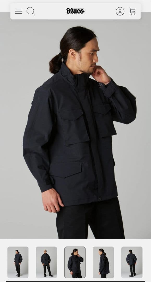 uncrowd ALL WEATHER M-65 JK　ブルコ