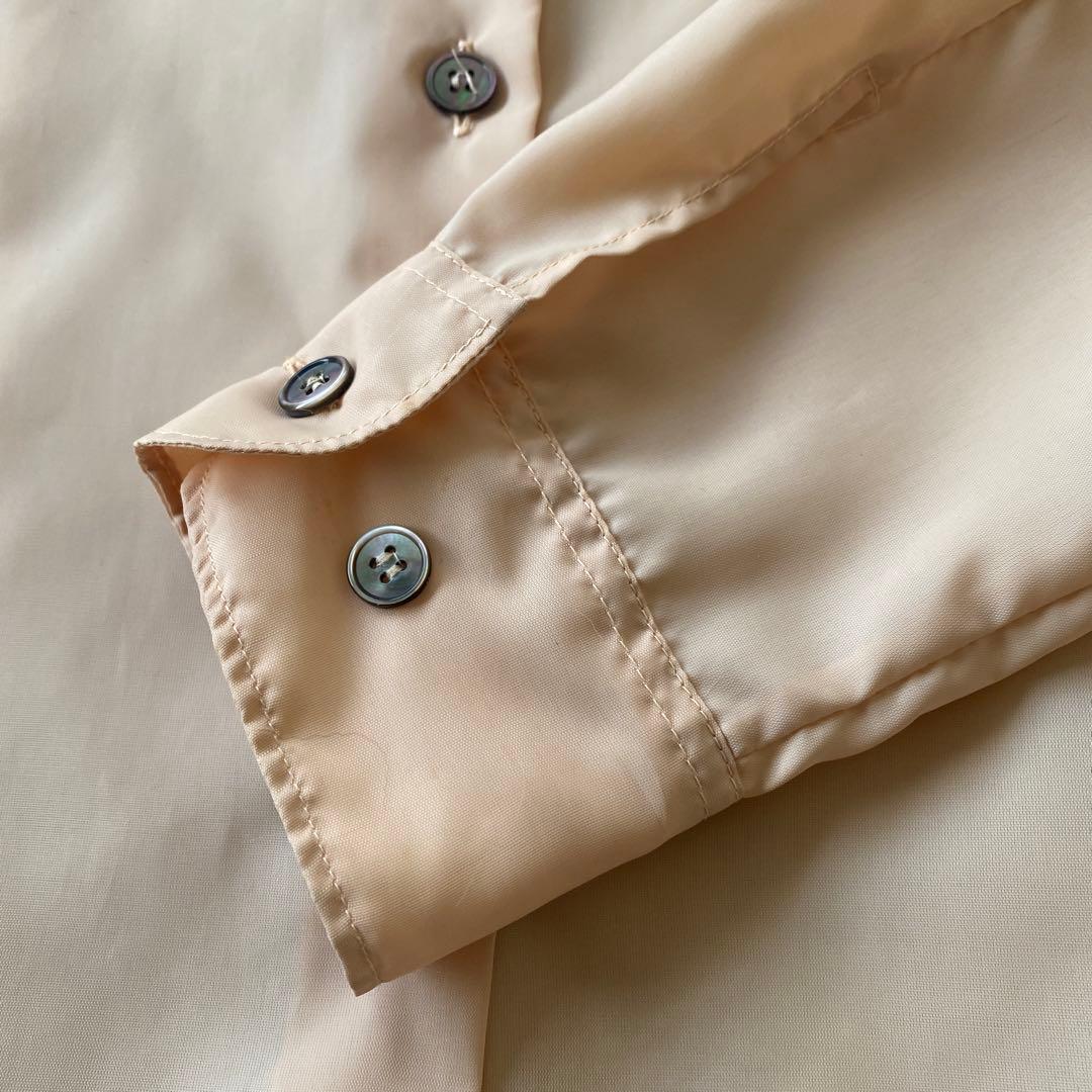 helmut lang 初期　ナイロンシャツ　ピンクベージュ