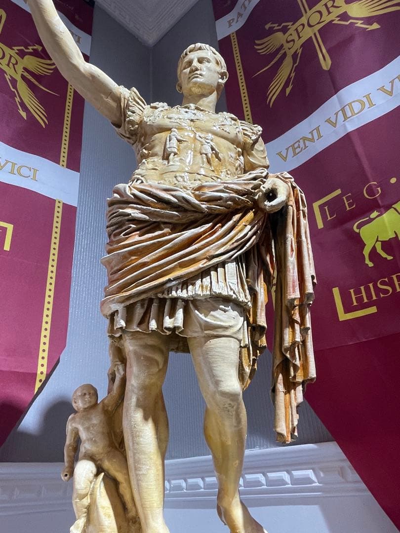 プリマポルタのアウグストゥス 高さ60cm , ローマ帝国