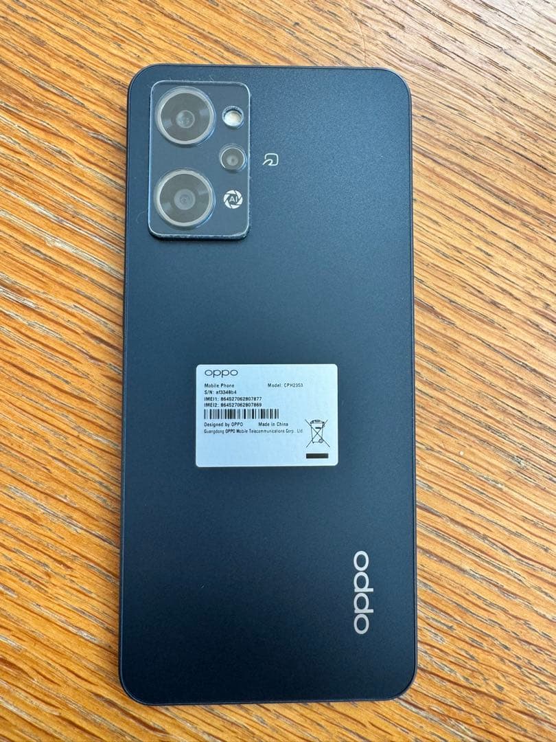 ☆美品　OPPO Reno7A Sim free 迅速発送