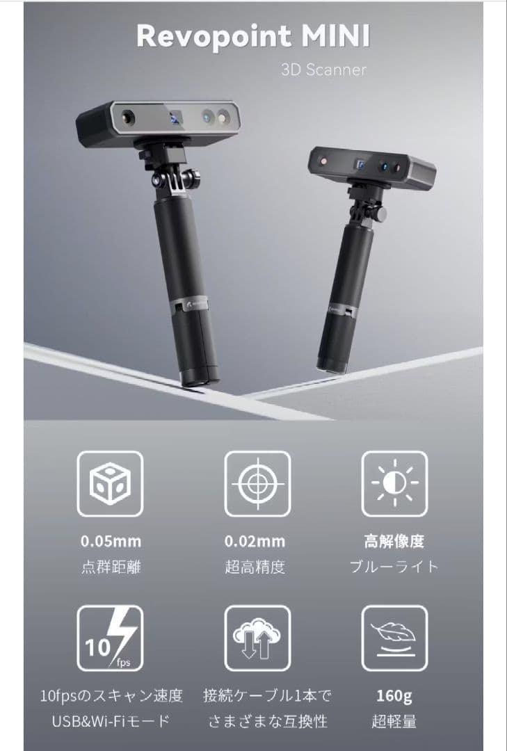 REVOPONT MINI 3Dスキャナー プレミアムセット