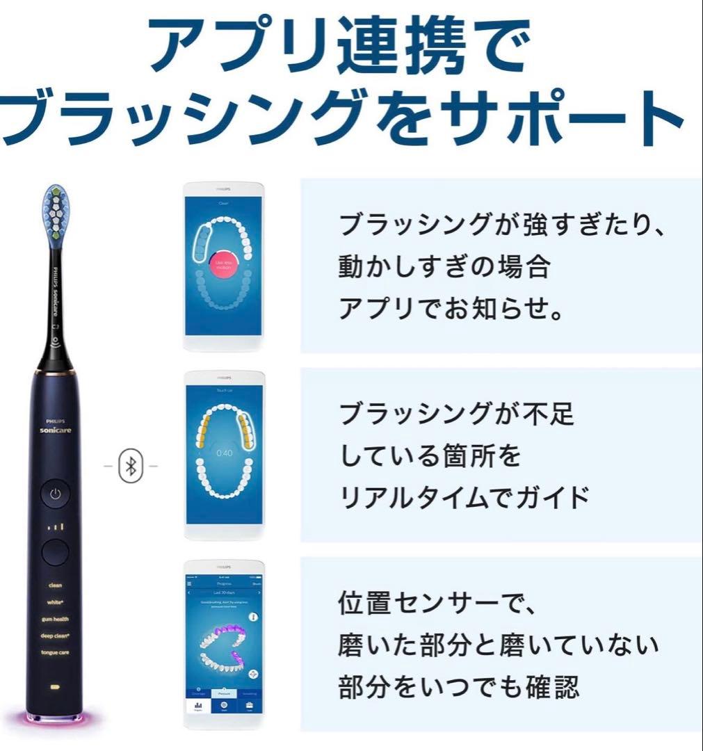 PHILIPS 電動歯ブラシ ルナーブルー HX9964/55