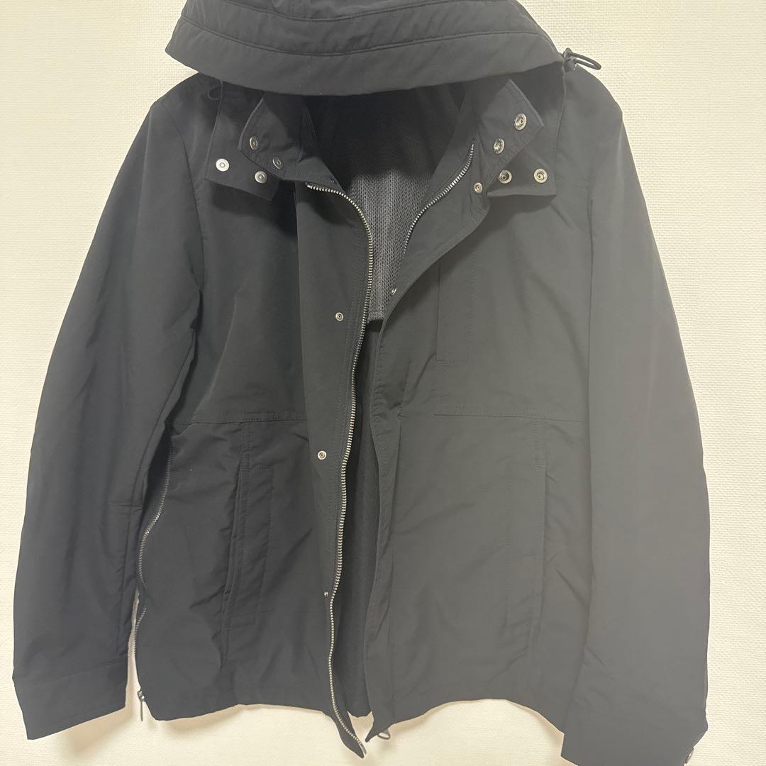 5351 POUR LES HOMMES　ナイロンジャケット 黒 フード付き