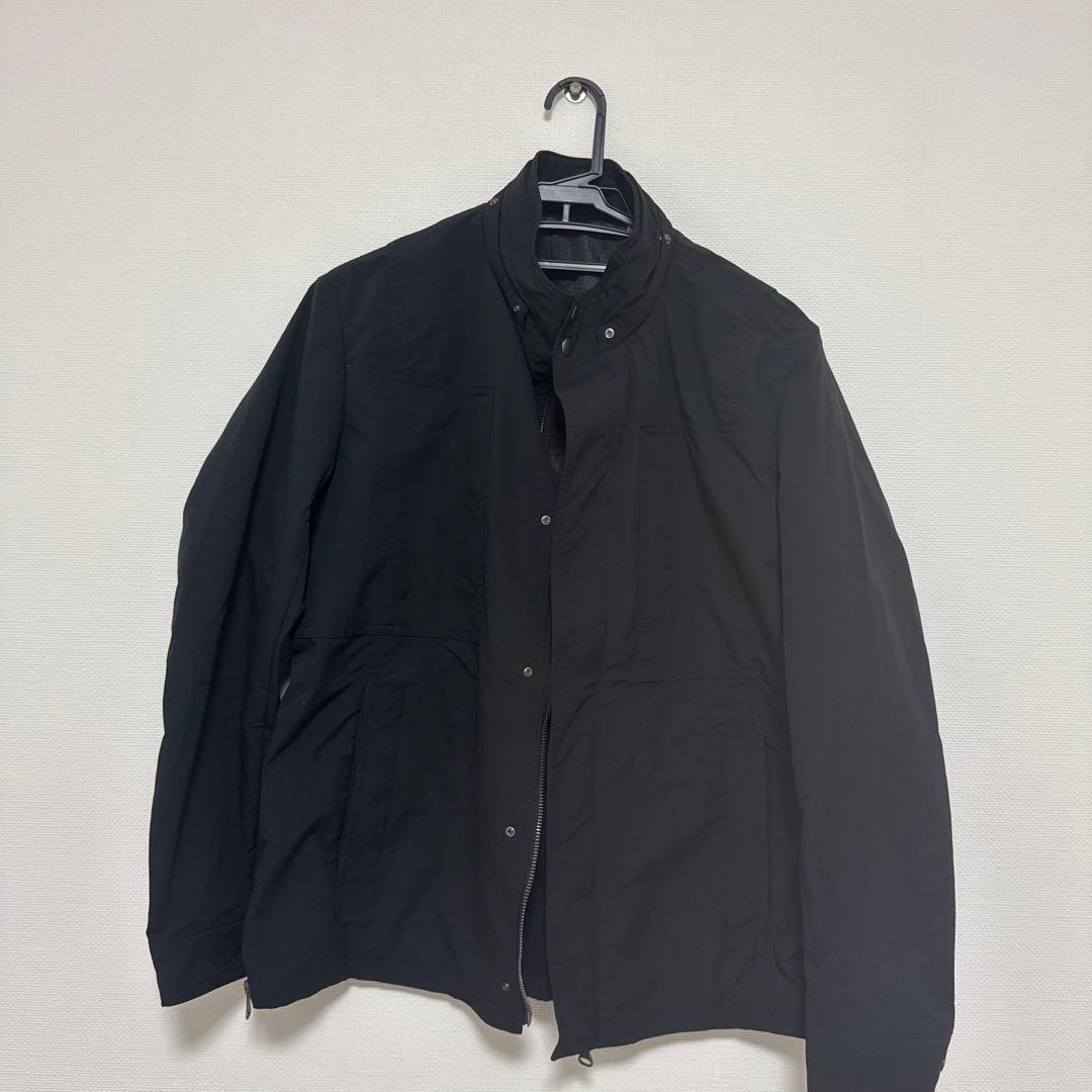 5351 POUR LES HOMMES　ナイロンジャケット 黒 フード付き