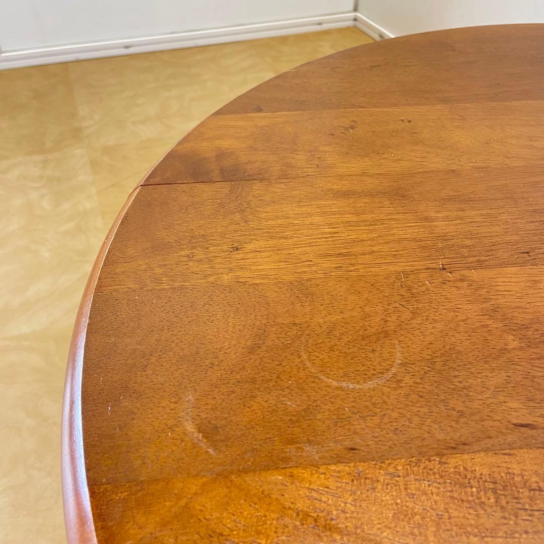 丸テーブル 折りたたみ 丸ちゃぶ台 折り畳み 座卓 木製 幅75センチ レトロ