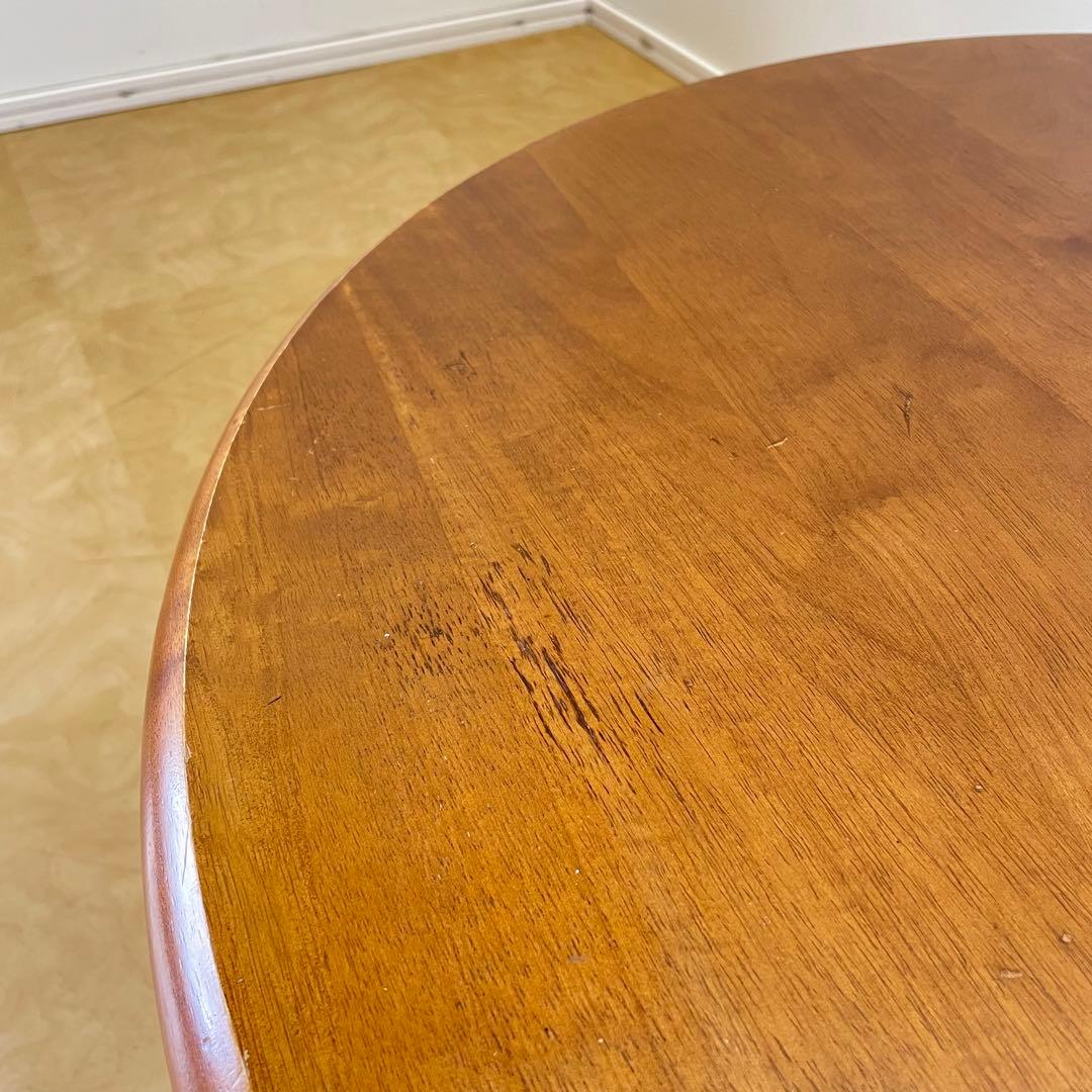 丸テーブル 折りたたみ 丸ちゃぶ台 折り畳み 座卓 木製 幅75センチ レトロ