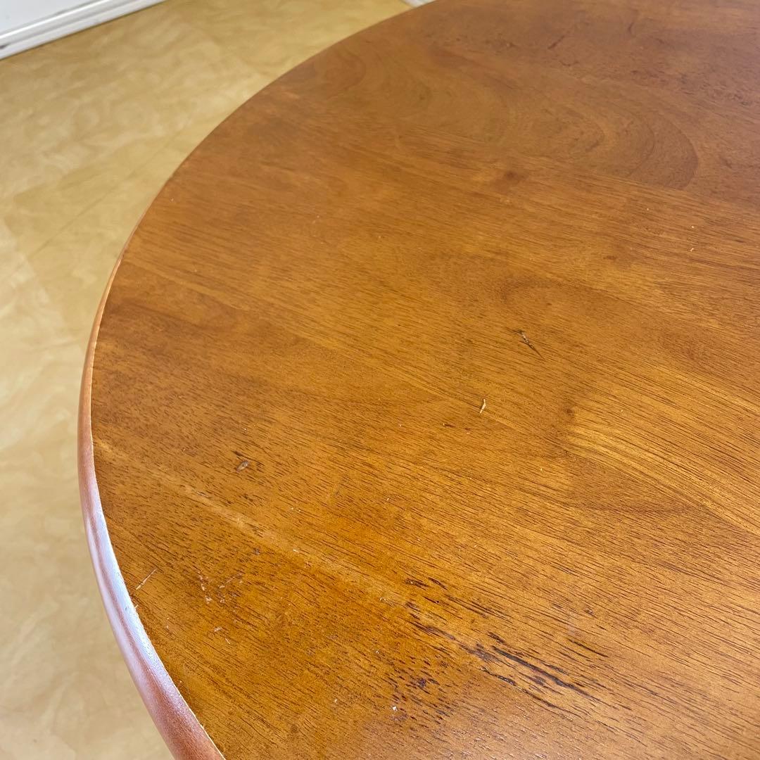 丸テーブル 折りたたみ 丸ちゃぶ台 折り畳み 座卓 木製 幅75センチ レトロ