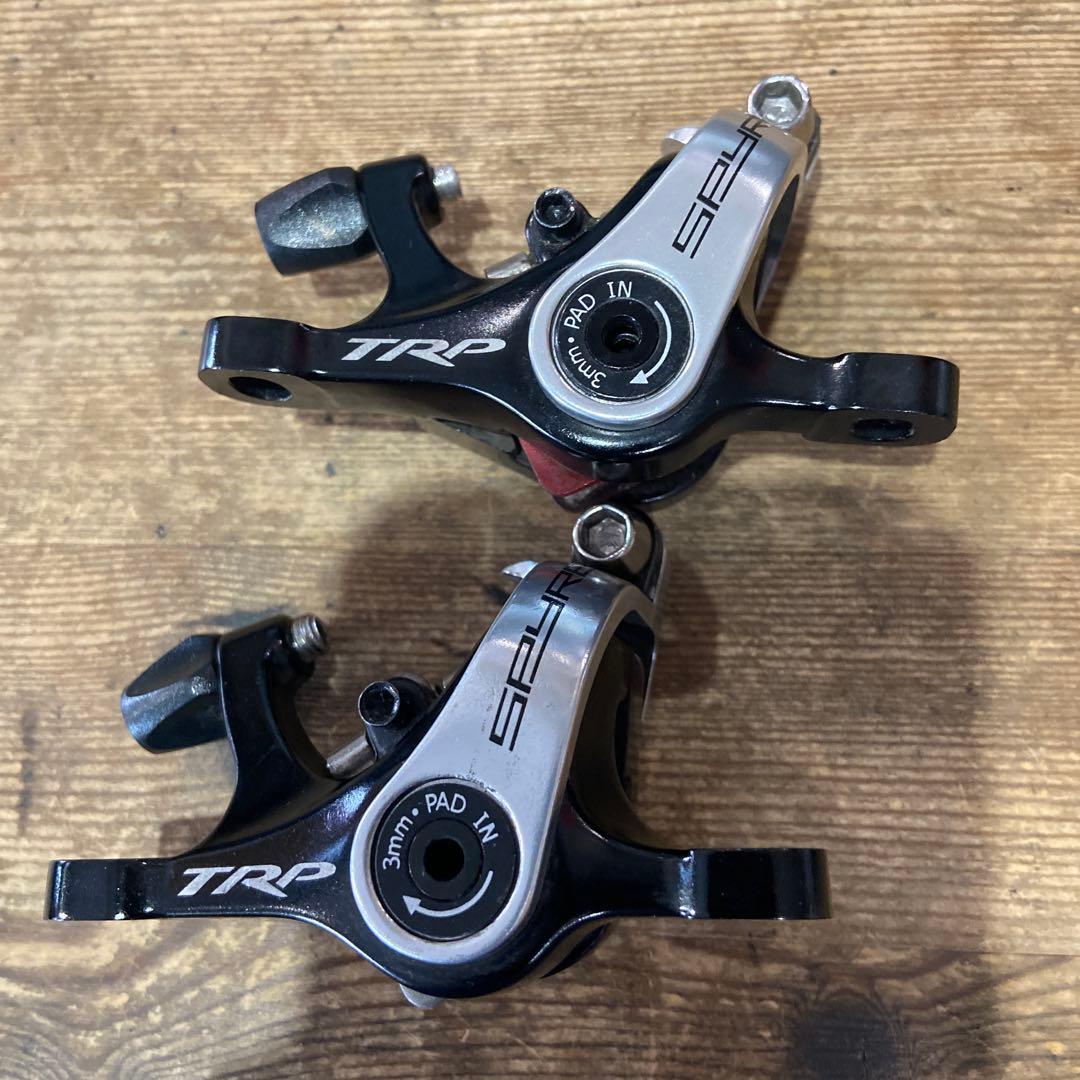 TRP SPYREディスクブレーキ 前後セット　ポストマウント　機械式　送料込み