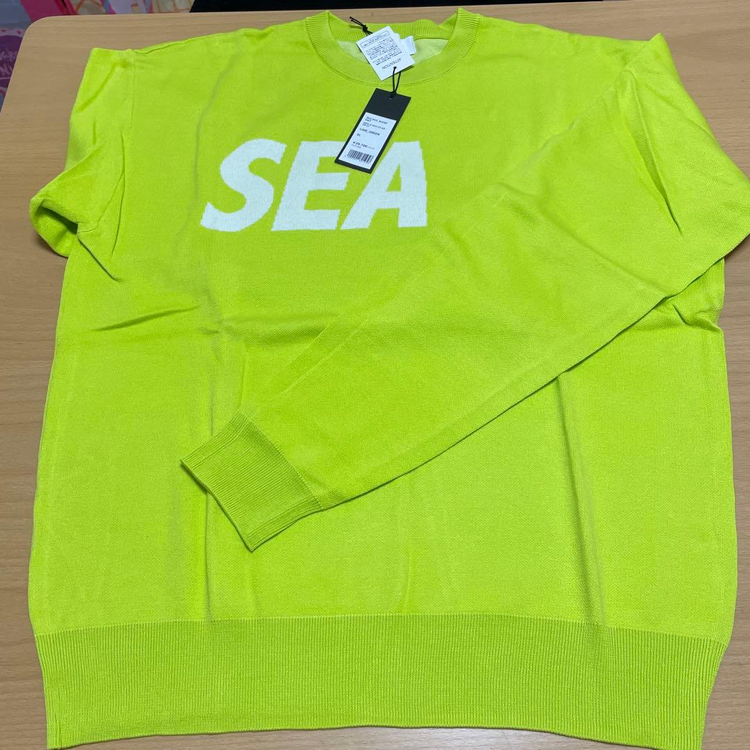 4*0様 蛍光イエロー ニット WIND AND SEA