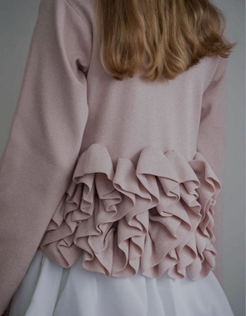 正規品TRÈFLE+1 / ラメスワンカーディガン