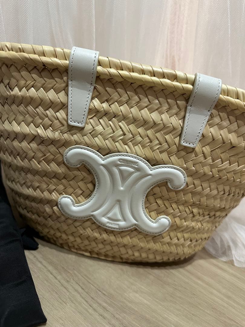 CELINE セリーヌティーントリオンフ クラシック パニエ　かごバッグ