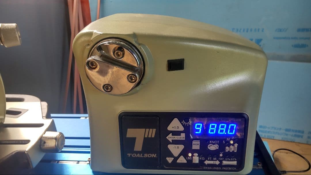 動作確認済【美品】トアルソン　テニス電動ガット張りマシン　ガット張り機スタンド付