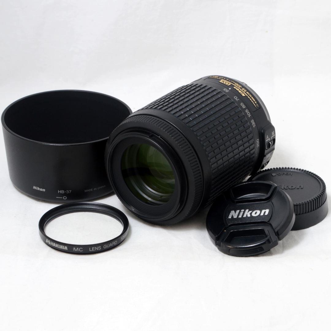 ⭐️良品⭐️Nikon ニコン AF-S 55-200mm VR★付属品多数★