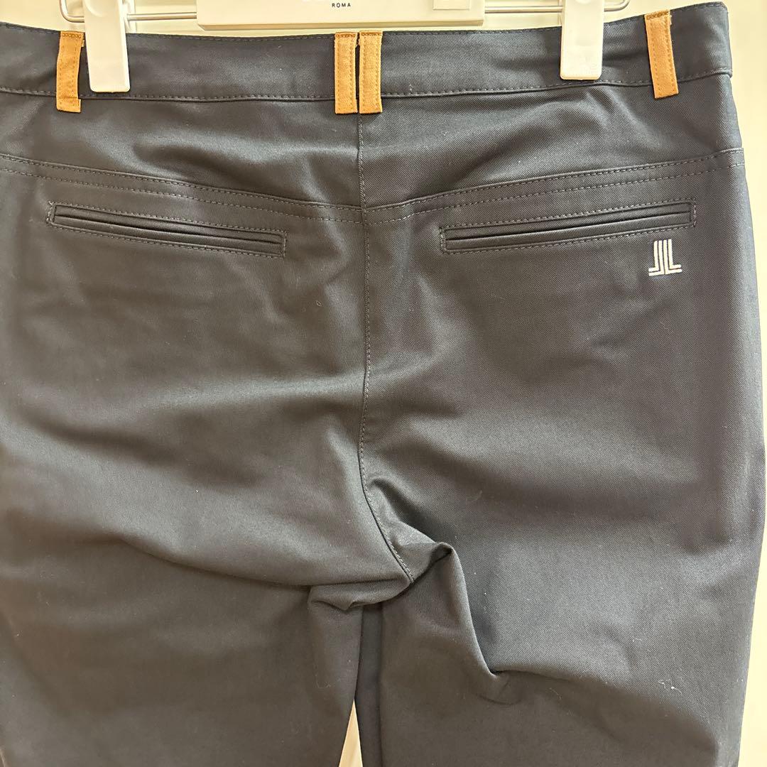 LANVIN SPORT ストレッチ綿 黒パンツ レディース