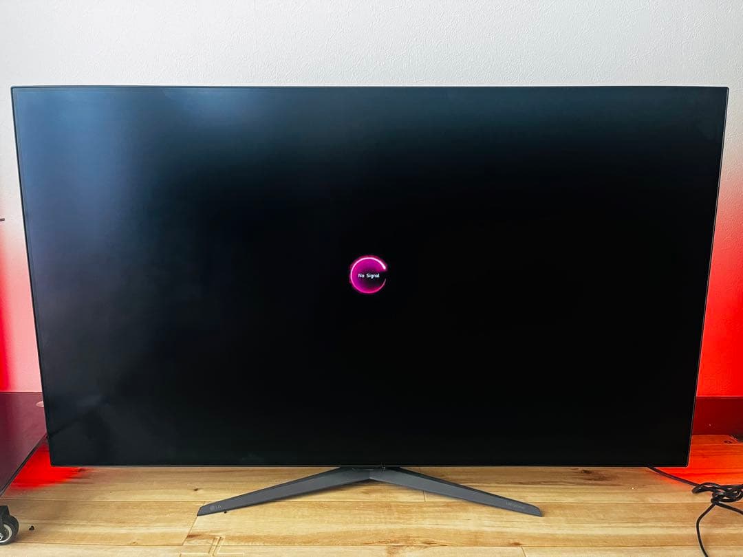 【スタンド付】LG UltraGear 47.5インチ有機EL ゲーミングモニタ