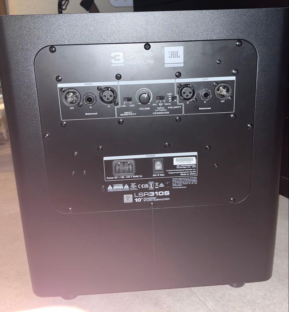 JBL LSR310S 10インチ パワードサブウーファー