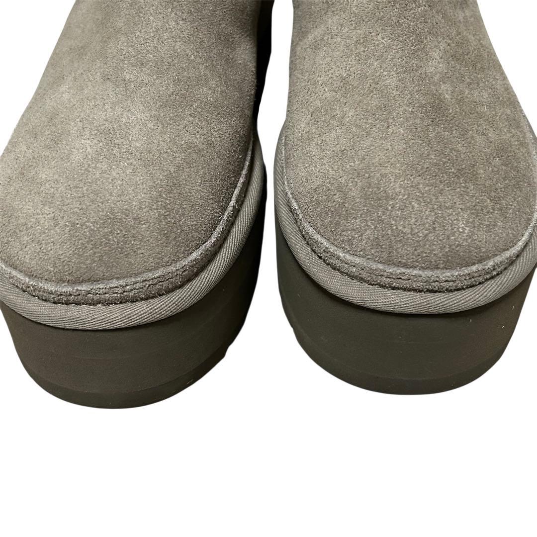 UGG 厚底ムートンブーツ、靴、レディース、サイドゴア