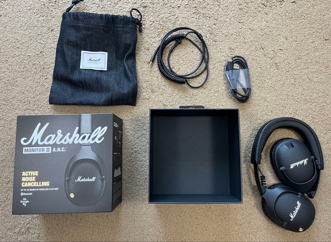 Marshall Monitor IIモニター2ワイヤレスヘッドホン マーシャル
