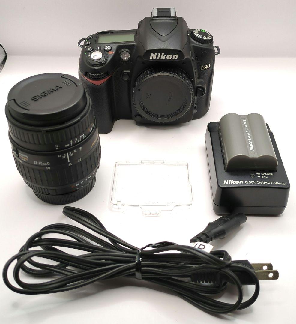 Nikon D90 デジタル一眼レフカメラ シグマ28-80mmDレンズ付き