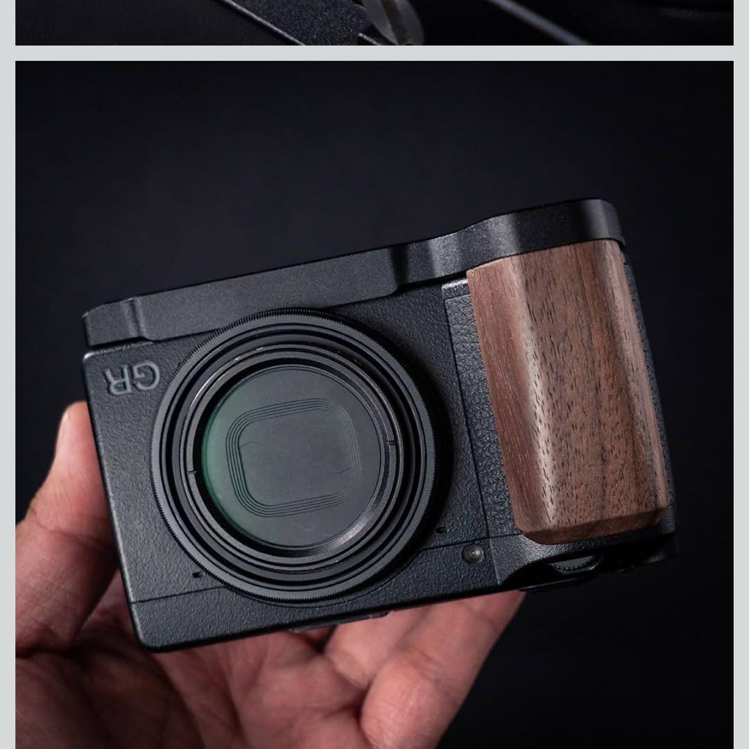 RICOH GR3 GRIII GR3X 用 ウッドグリップ（9999円で購入）