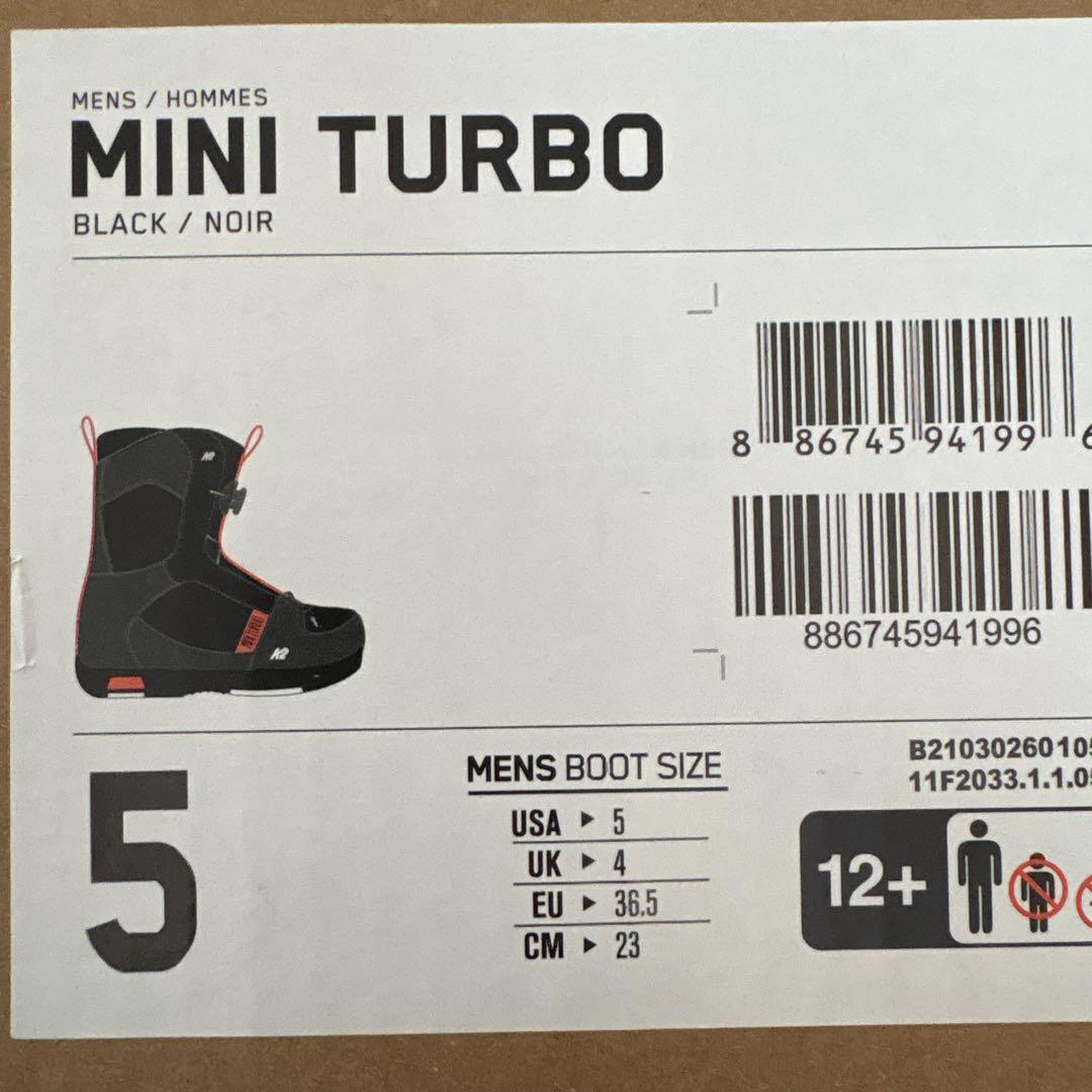 K2 MINI TURBO スノーボードブーツ 23cm〜25cm