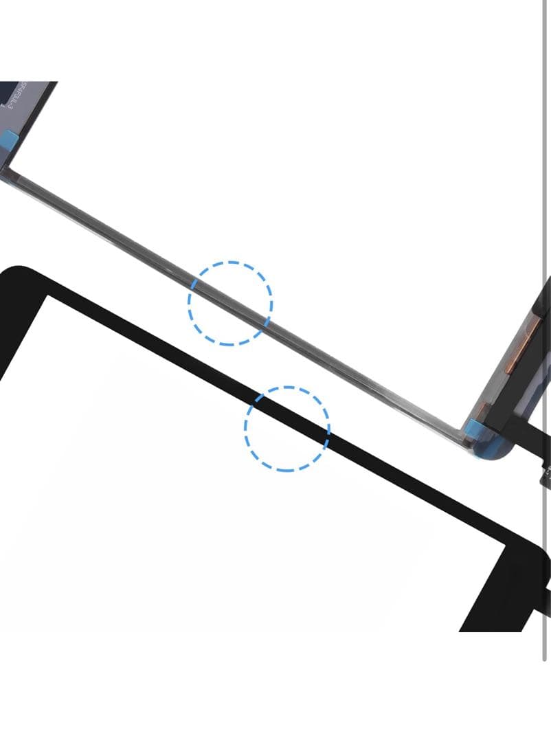 iPad デジタイター ガラスアセンブリ ホームボタン&修復ツール付き