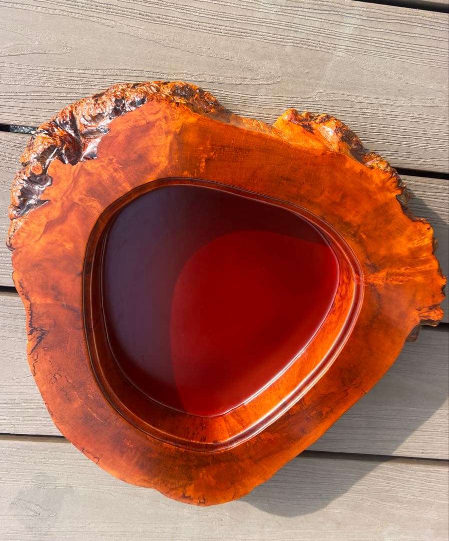 nenrin by takato 天然栃 凹型花台　1970’s