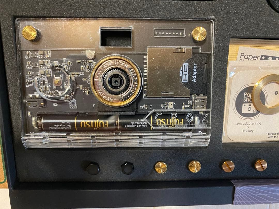 ペーパーシュートカメラ　papershoot camera