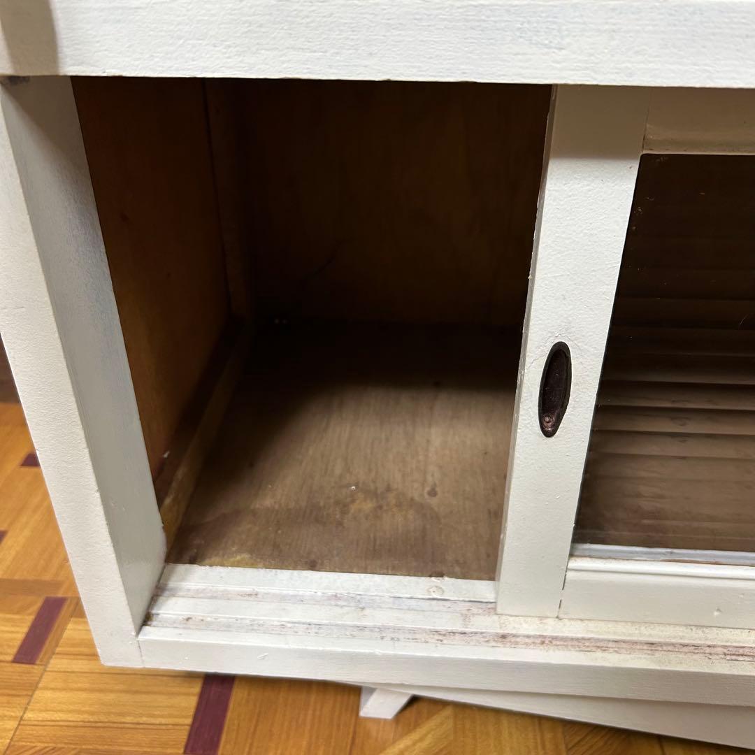 リペイント　古家具　戸棚