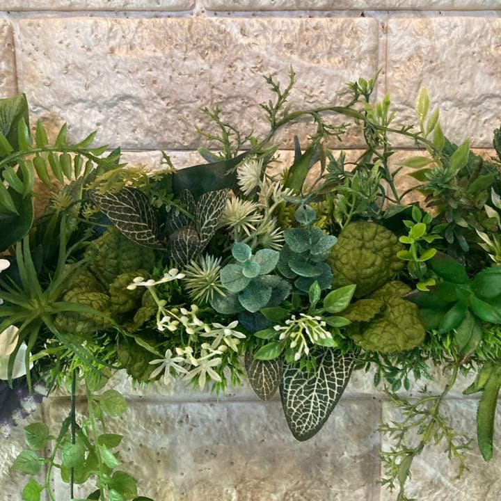 光触媒　人工観葉植物　ウォールグリーン　フェイク　フラワー40530