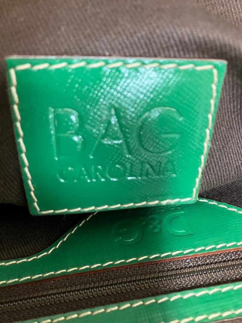 【希少】ドルチェアンドガッパーナ　D＆G　カゴバック　グリーン