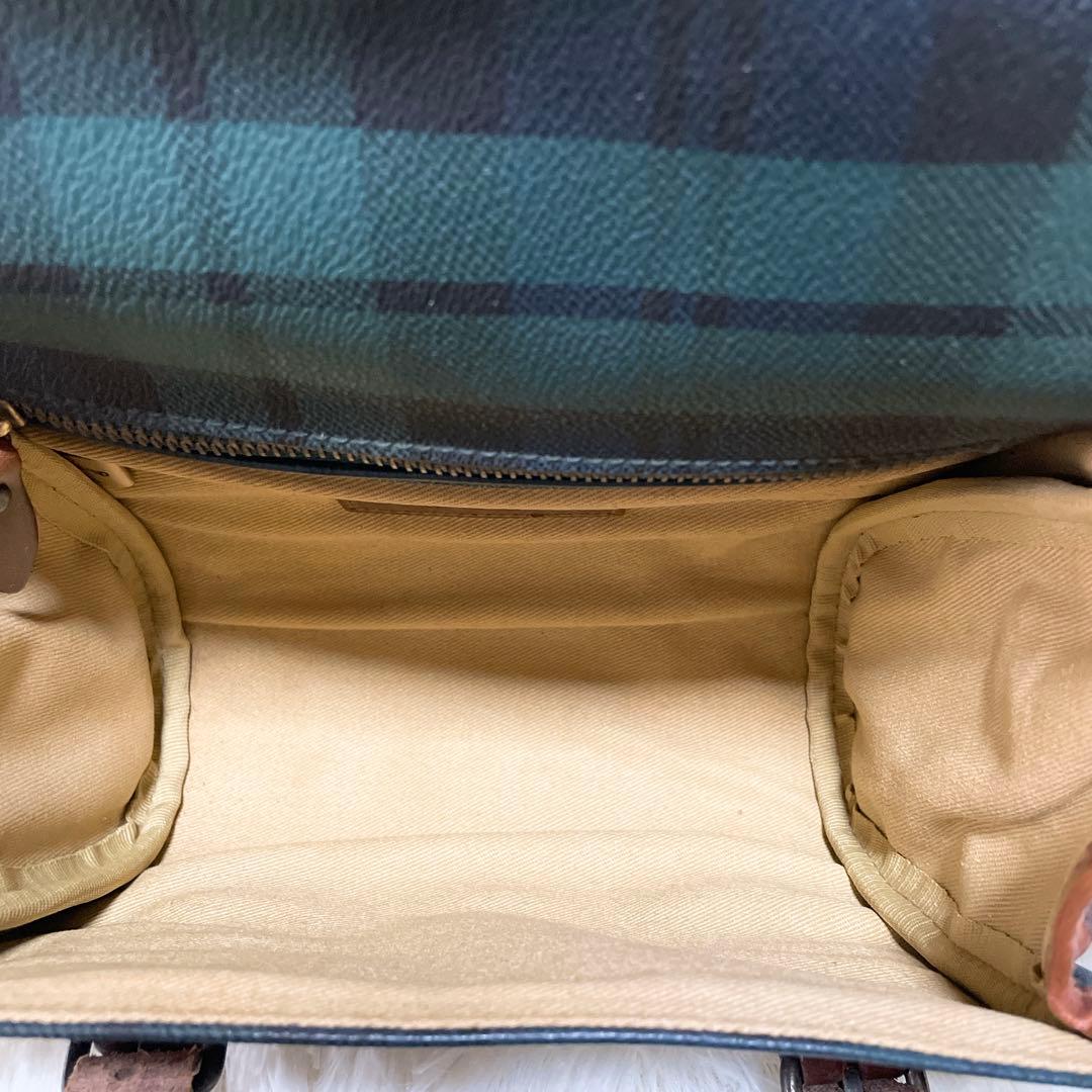 ポロラルフローレン ショルダーバッグ クロスボディ グリーン チェック B189