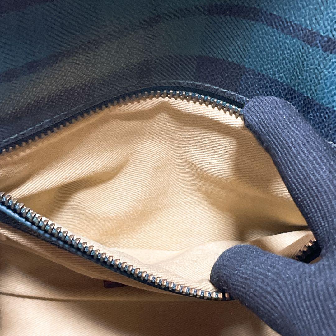 ポロラルフローレン ショルダーバッグ クロスボディ グリーン チェック B189