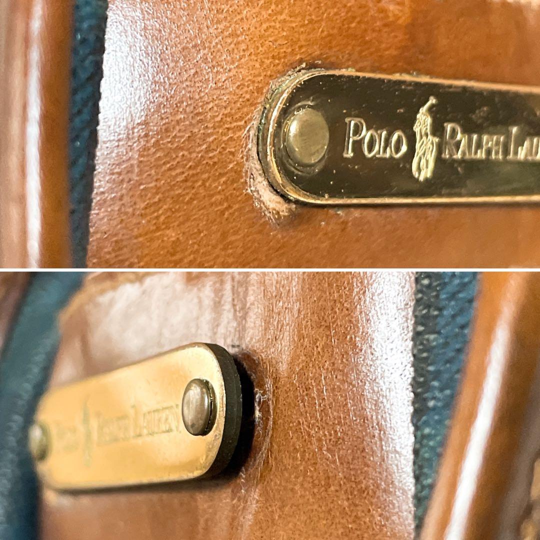 ポロラルフローレン ショルダーバッグ クロスボディ グリーン チェック B189