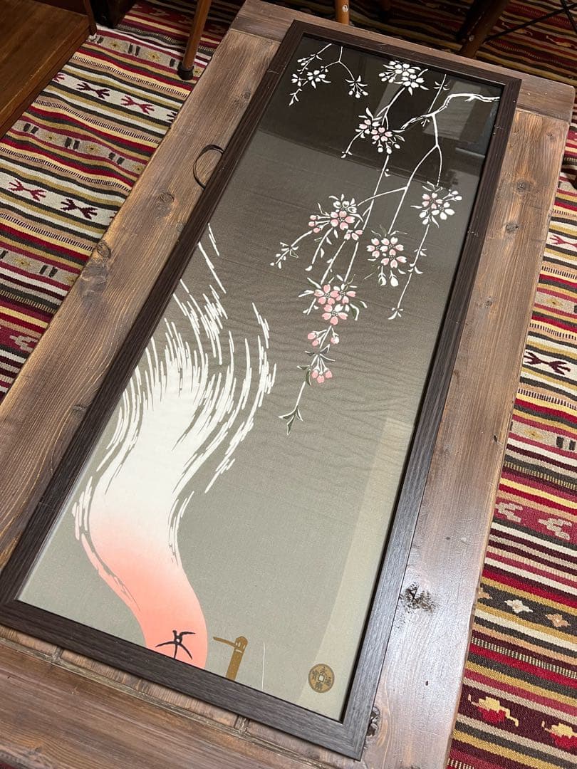 【日本製】手ぬぐい額 5枚セット UVカットアクリル板仕様【岐阜の木工屋】