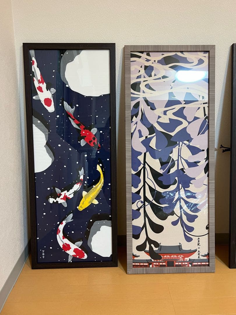 【日本製】手ぬぐい額 5枚セット UVカットアクリル板仕様【岐阜の木工屋】