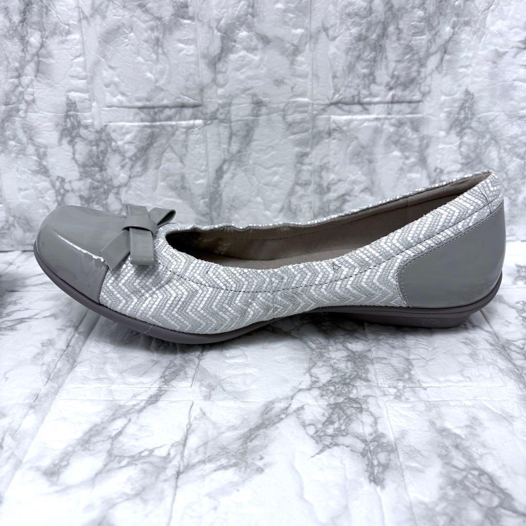 試着のみ極美品asics WALKING pedala フラットシューズ リボン