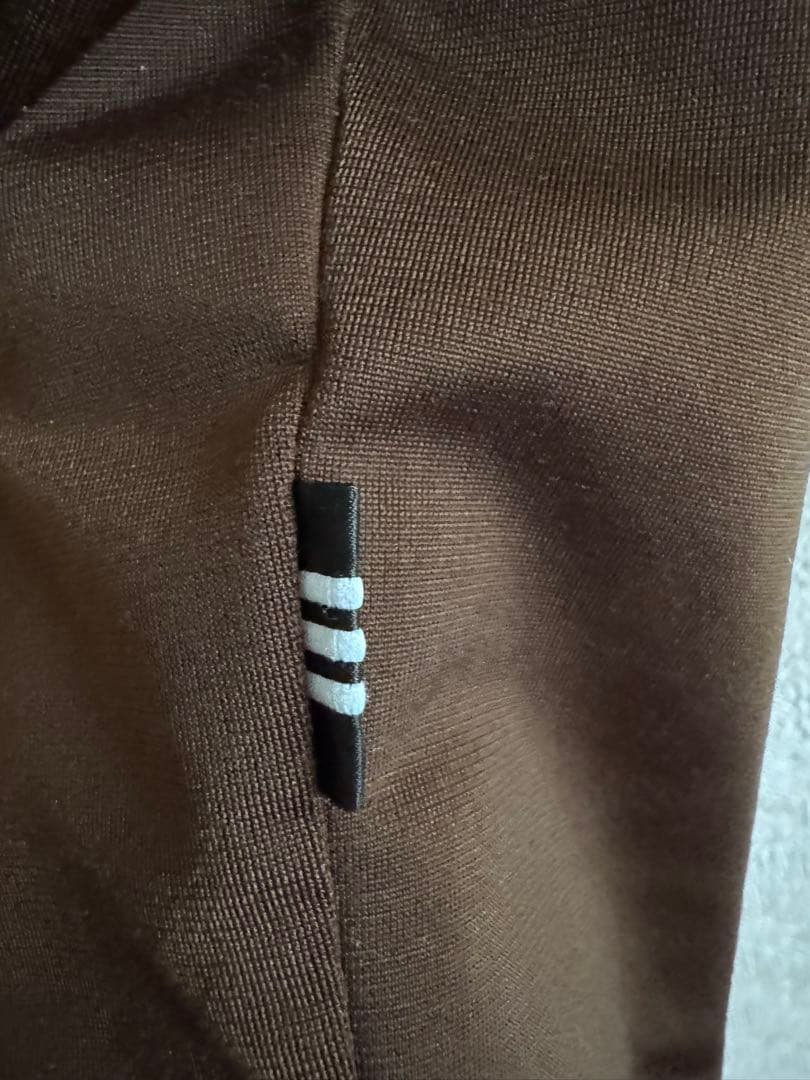 90s adidas トラックジャケット ブラウン 在原みゆ紀さん着