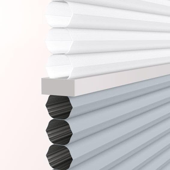 未使用 ハニカムシェード　スカイブルー　59.7×89.9