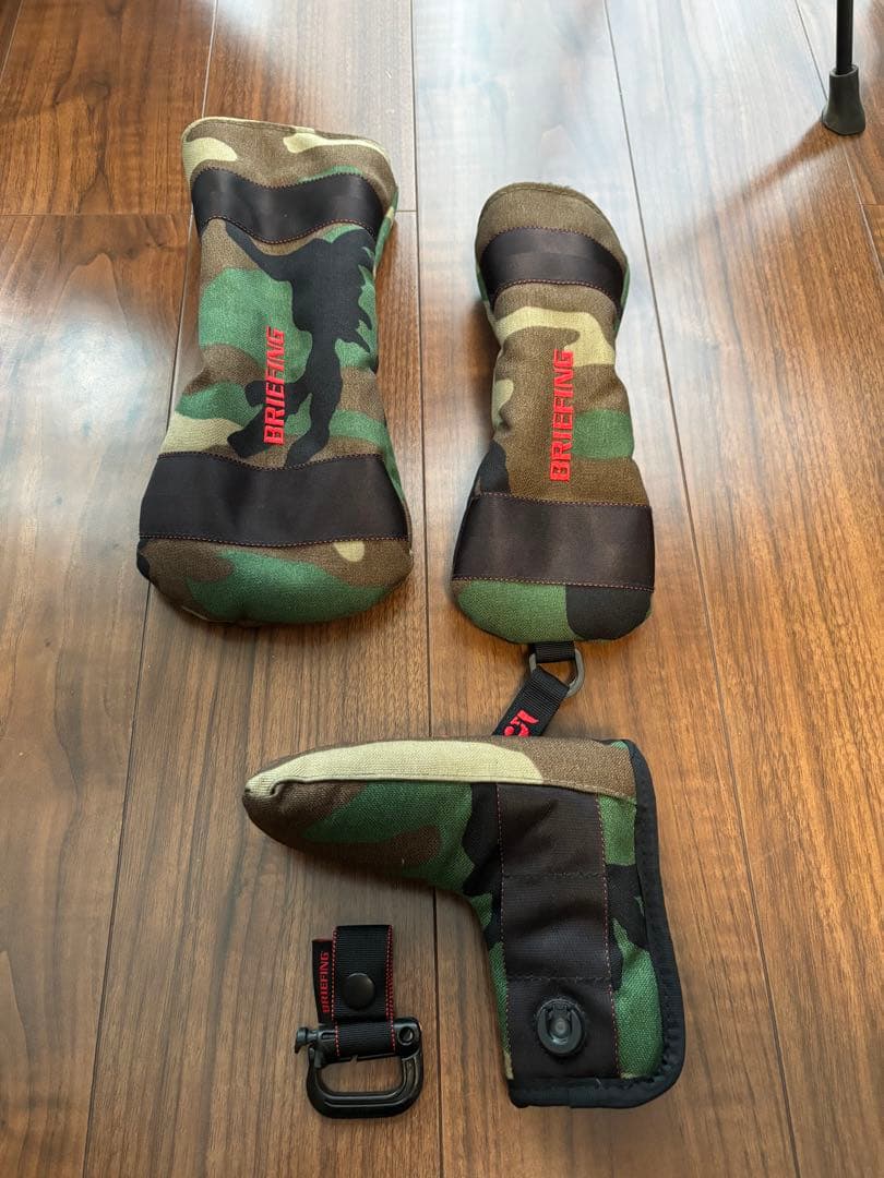 ブリーフィング　CR-4 ウッドランドカモ　迷彩　 キャディバッグ ヘッドカバー