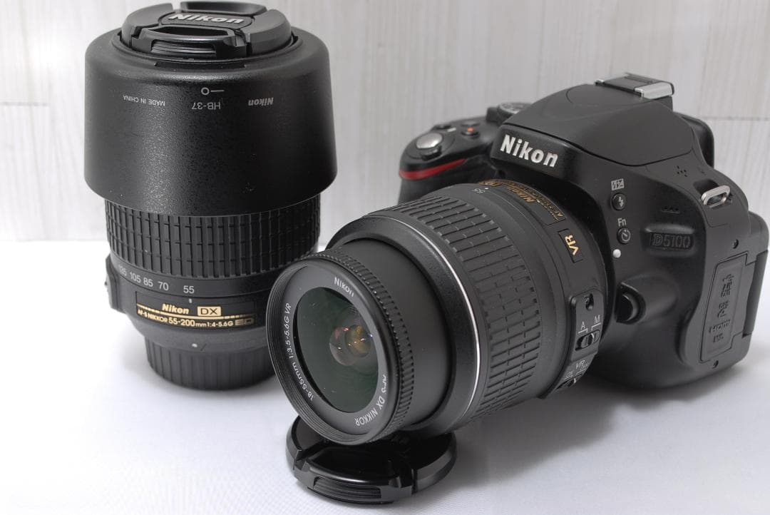 ✨一眼レフデビュー✨Nikon D5100 ダブルズームキット スマホ転送