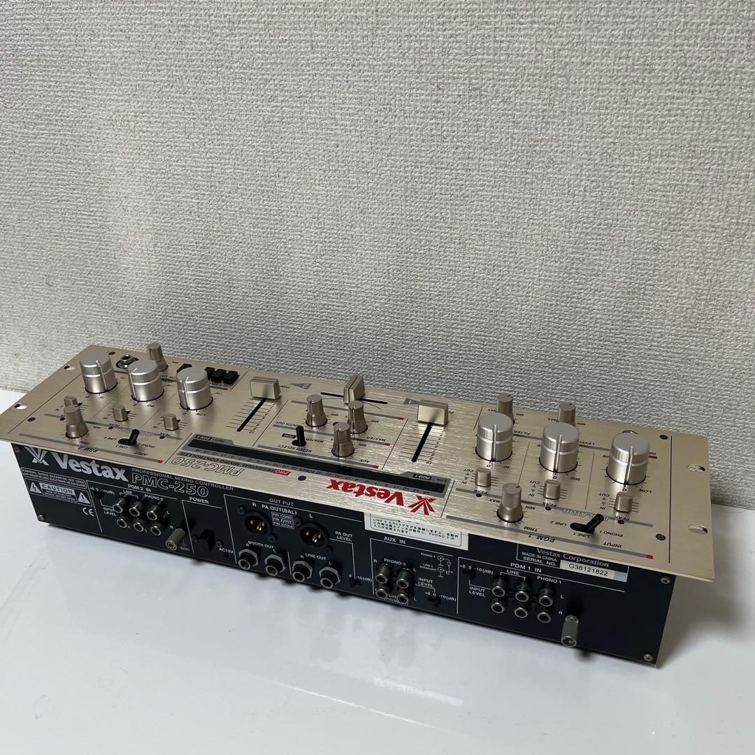 美品 動作OK Vestax PMC-250 DJミキサー ゴールド ロータリー