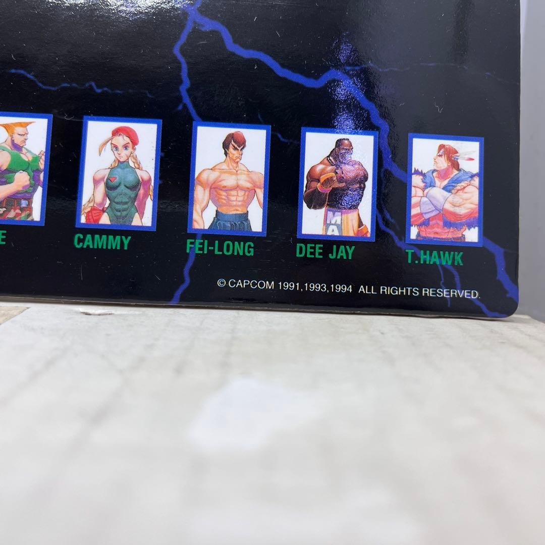 当選品 ストリートファイターⅡ パネル時計 オリジナルステッカー　動作品