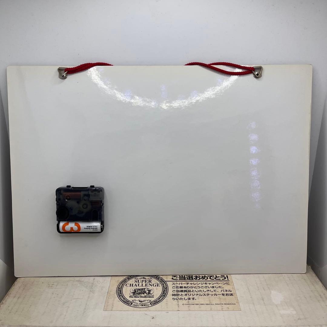 当選品 ストリートファイターⅡ パネル時計 オリジナルステッカー　動作品