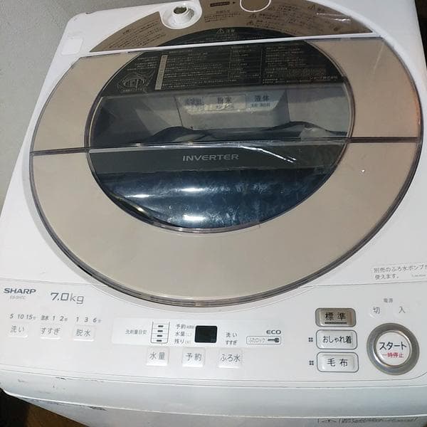 シャープ　全自動洗濯機「ES-SH7C」洗濯容量 7.0kg