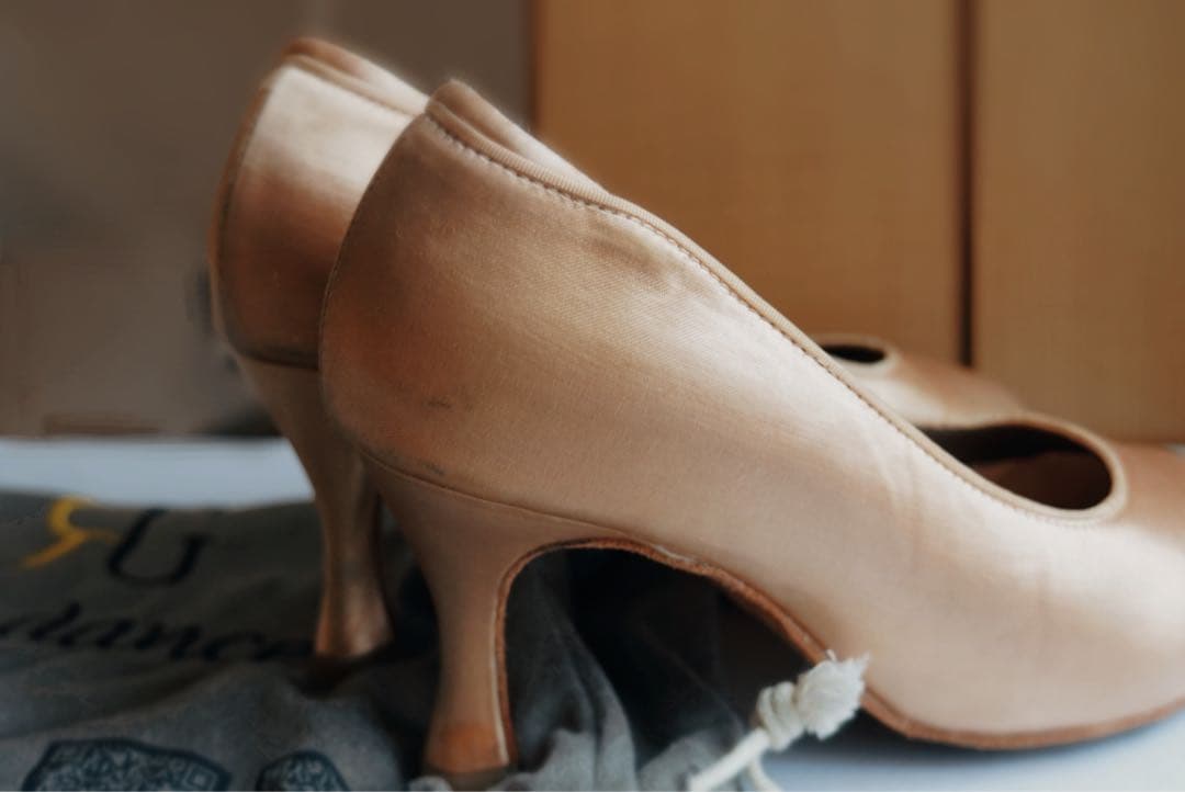 Drhdance 社交ダンス 競技ダンス モダン　シューズ ヒール7.5cm