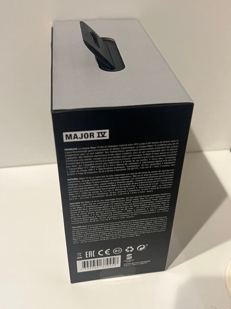 【新品】MARSHALL MAJOR IV BLUETOOTH