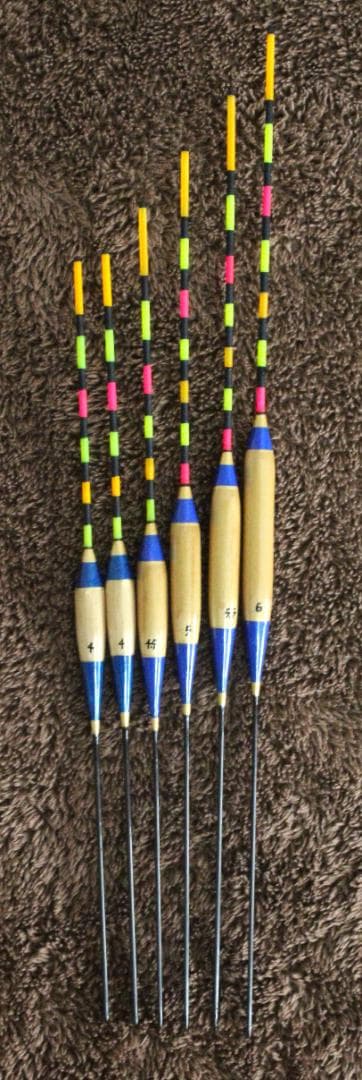 ヘラ浮子 パイプトップ ６本セット 新品未使用