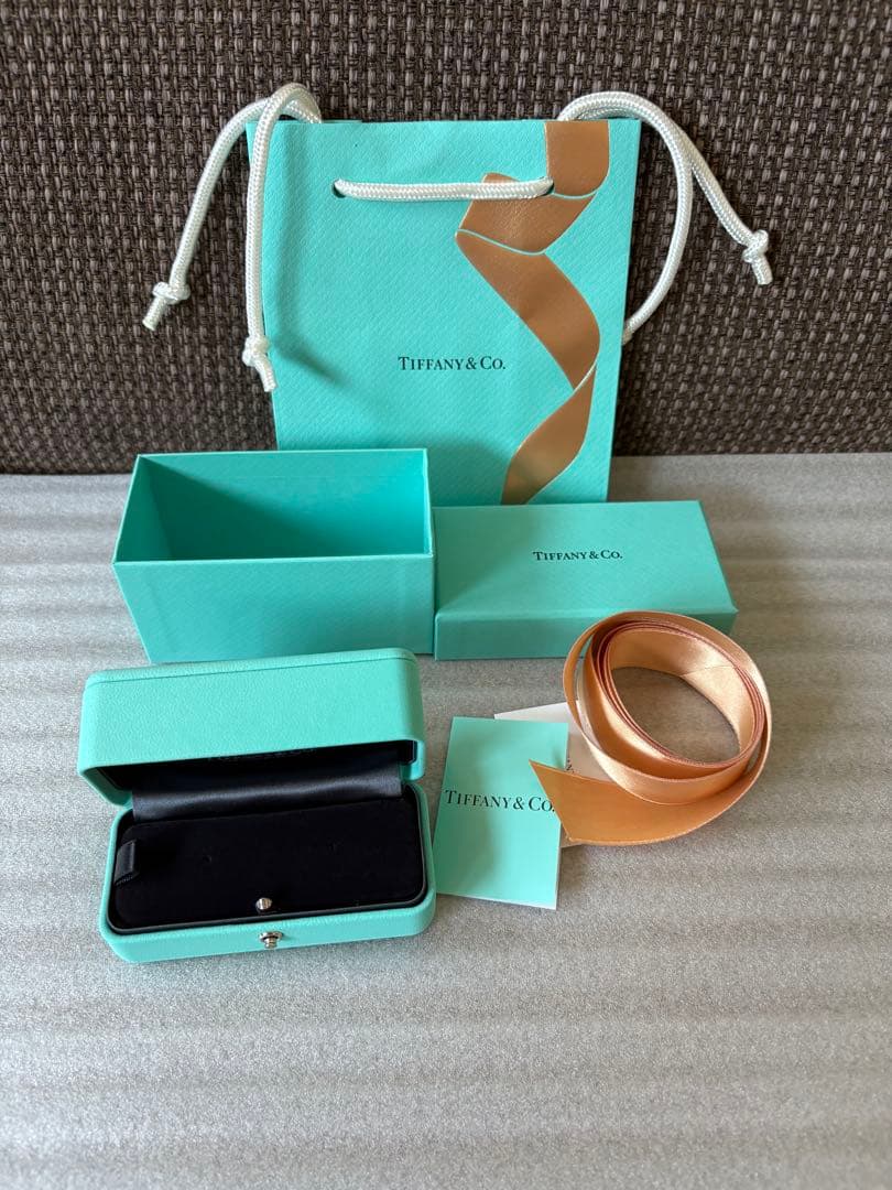 現行品　新品未使用ティファニーピアス　空箱　ケース　ミニサイズ